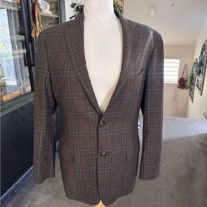 Brooks Brother I8I8 Milano 100% Wool Blazer -E.Thomas -Made in Italy